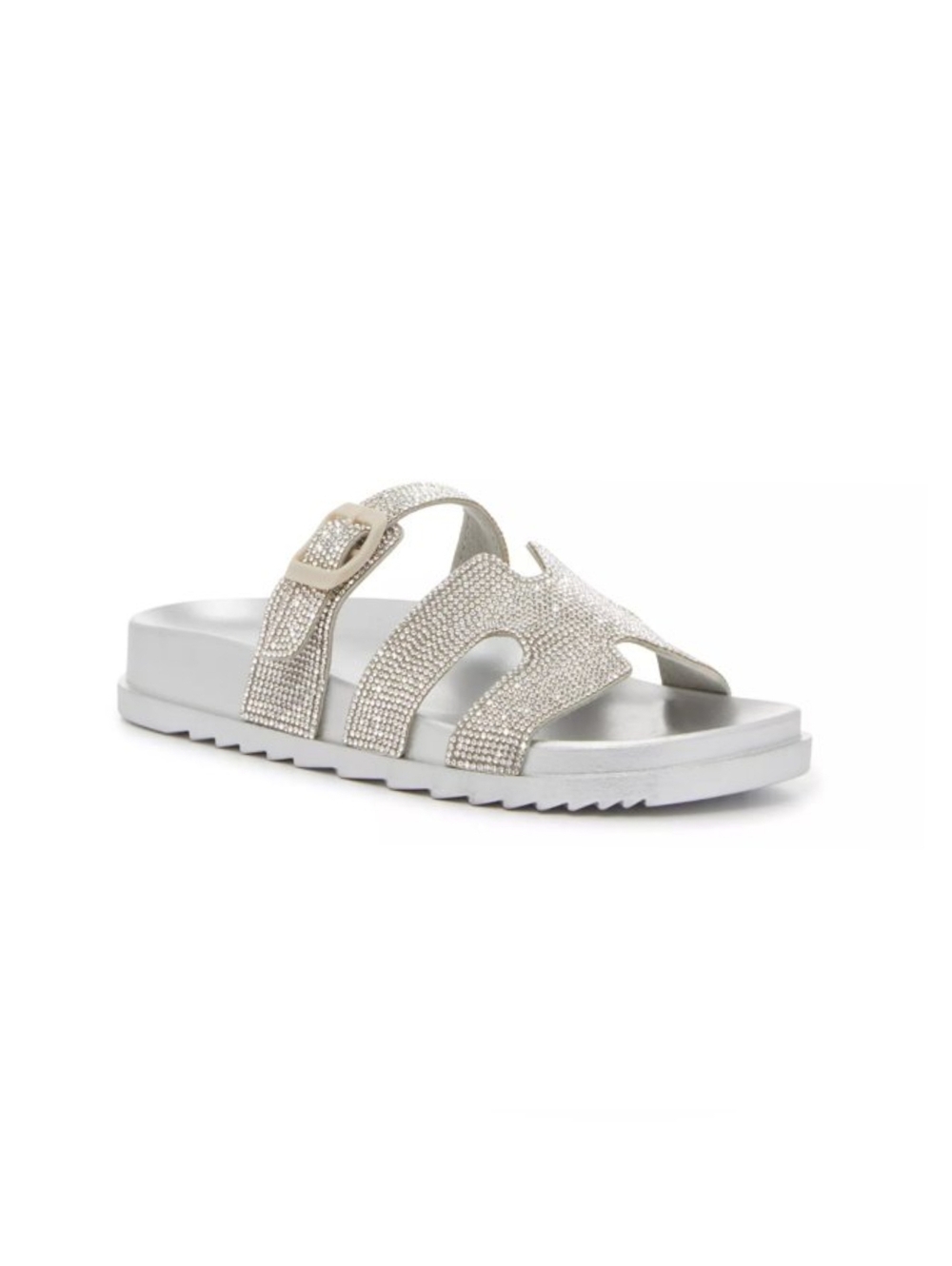 Madden Girl Darliing Rhinestone Slides, New, NO BOX